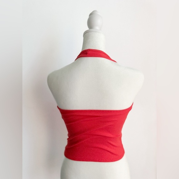 American Eagle Ribbed Halter Top - Picture 2 of 4